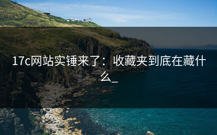 17c网站实锤来了：收藏夹到底在藏什么_